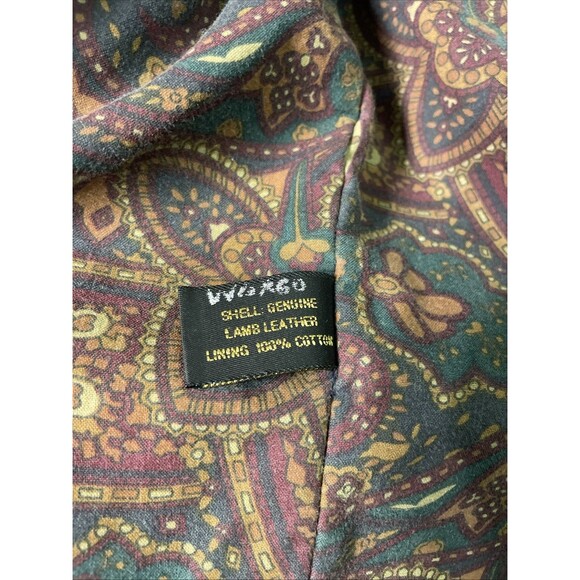 100% lambskin leather jacket women With Hood Vintage Super Soft Small - Picture 11 of 16